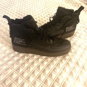 Nike Special Field Air Force One Black Canvas